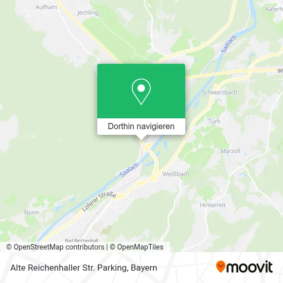 Alte Reichenhaller Str. Parking Karte