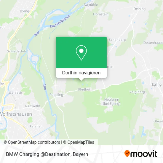 BMW Charging @Destination Karte