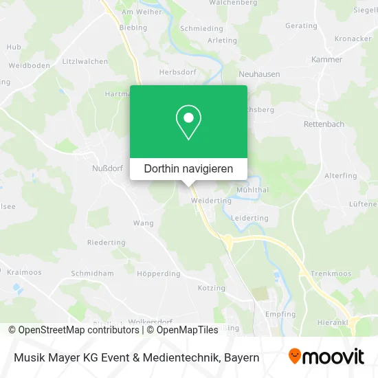 Musik Mayer KG Event & Medientechnik Karte