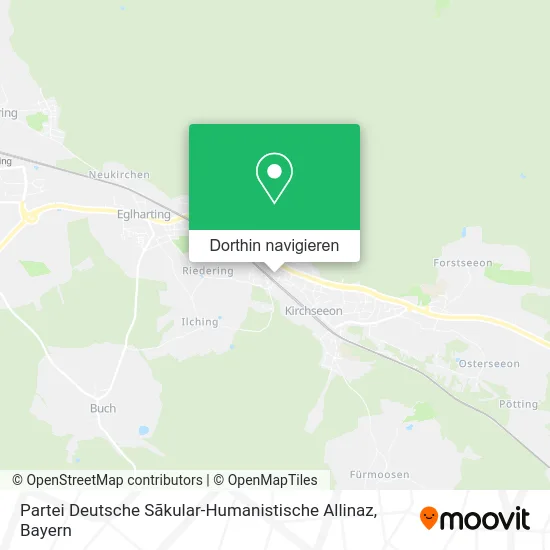 Partei Deutsche Sãkular-Humanistische Allinaz Karte