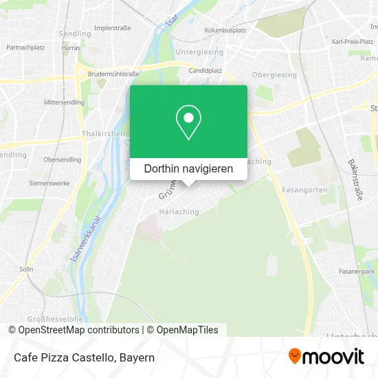 Cafe Pizza Castello Karte