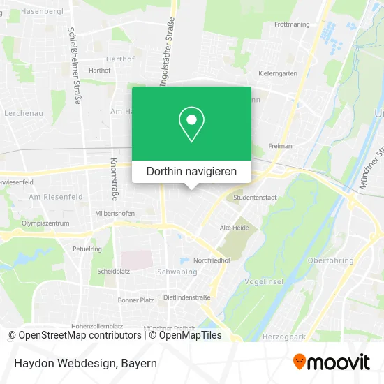 Haydon Webdesign Karte