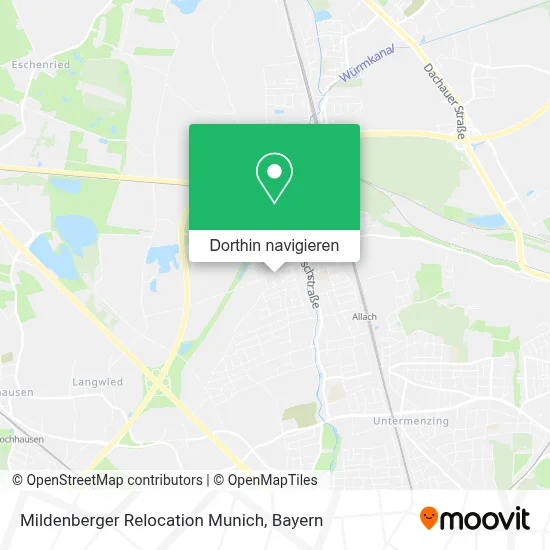 Mildenberger Relocation Munich Karte