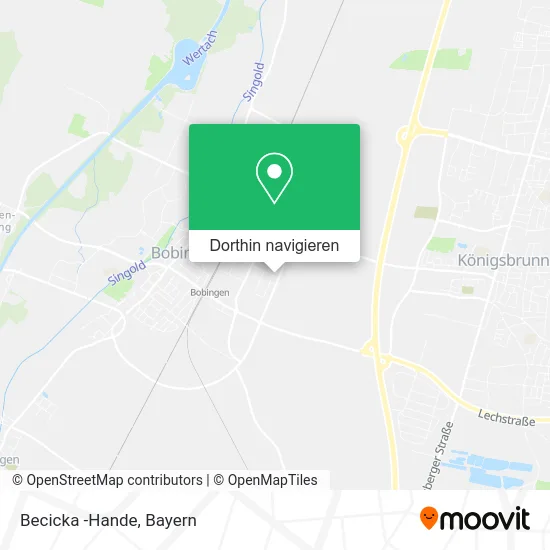 Becicka -Hande Karte