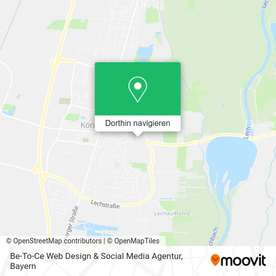 Be-To-Ce Web Design & Social Media Agentur Karte