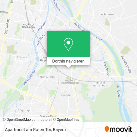 Apartment am Roten Tor Karte
