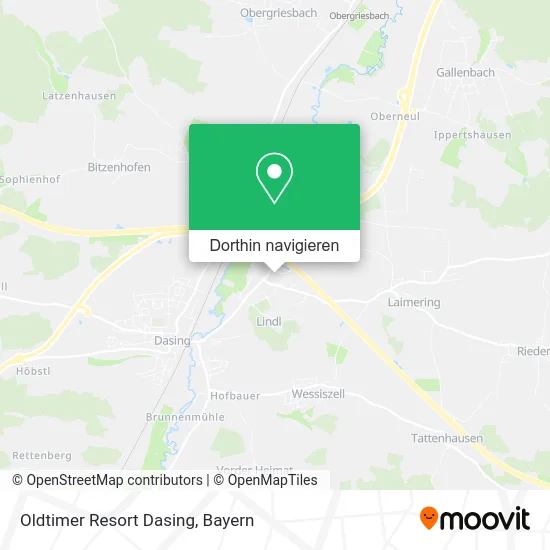 Oldtimer Resort Dasing Karte