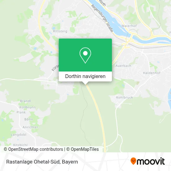 Rastanlage Ohetal-Süd Karte