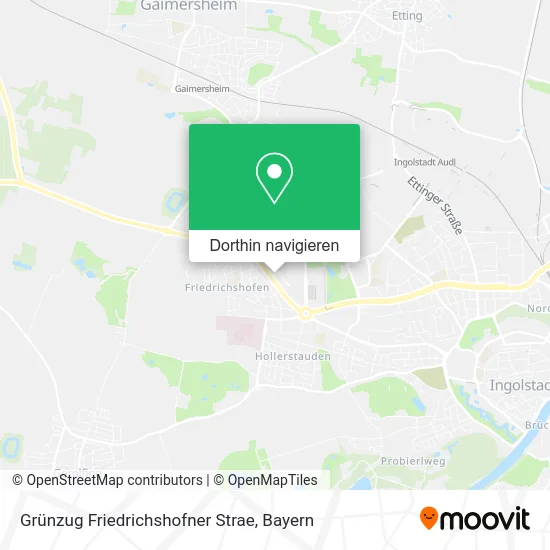Grünzug Friedrichshofner Strae Karte