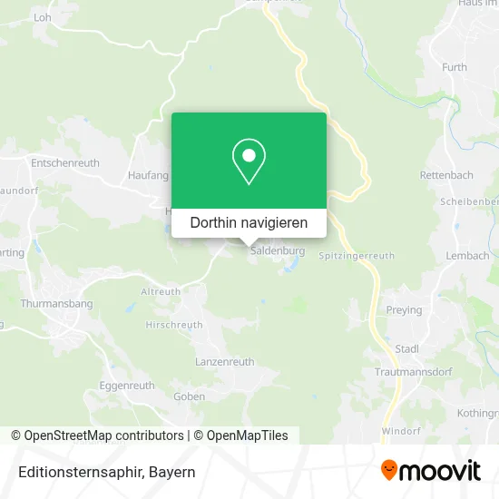 Editionsternsaphir Karte