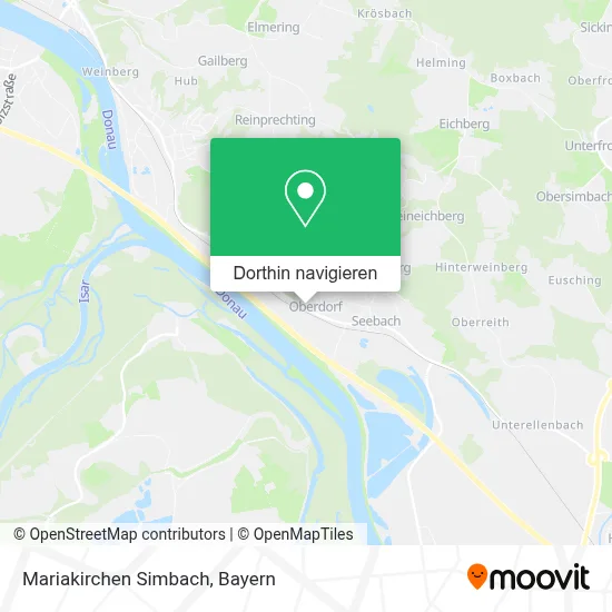 Mariakirchen Simbach Karte