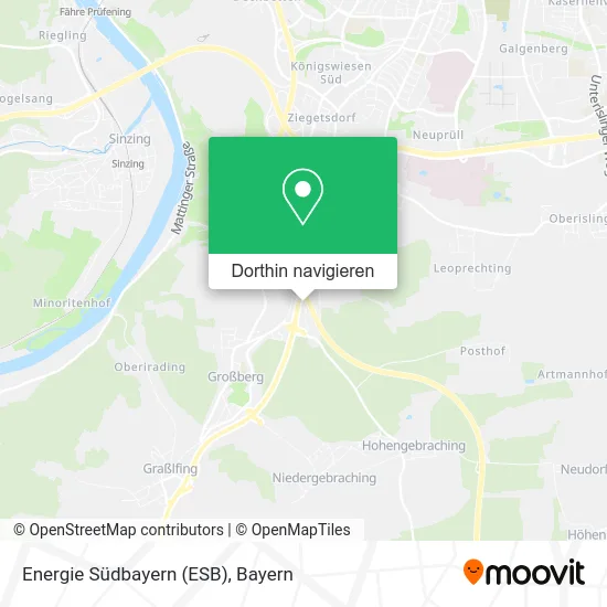 Energie Südbayern (ESB) Karte