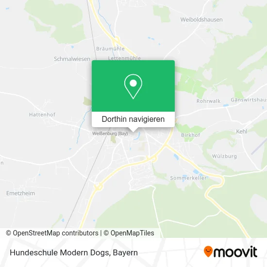 Hundeschule Modern Dogs Karte
