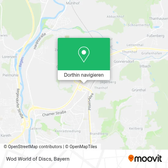 Wod World of Discs Karte