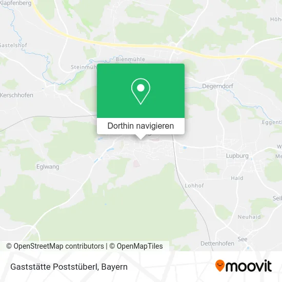 Gaststätte Poststüberl Karte