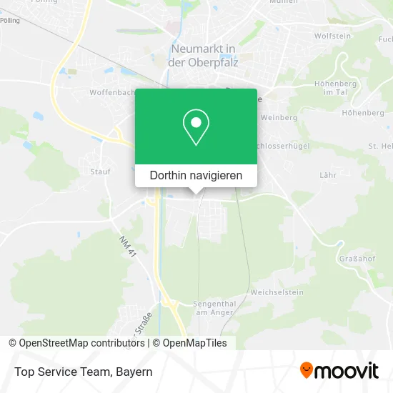 Top Service Team Karte