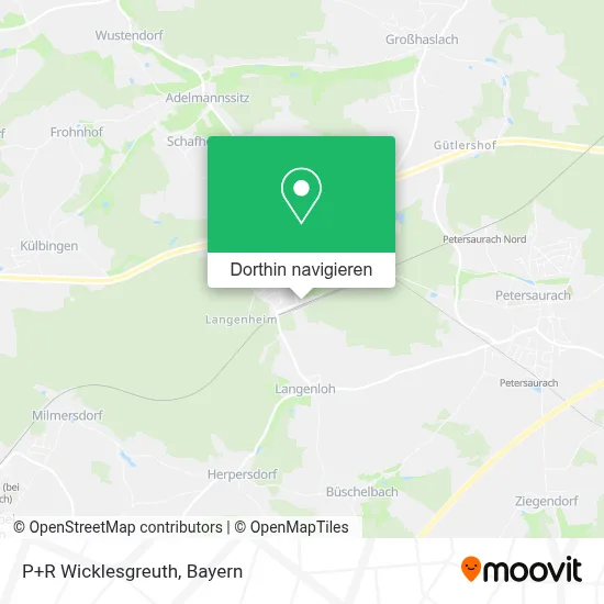 P+R Wicklesgreuth Karte