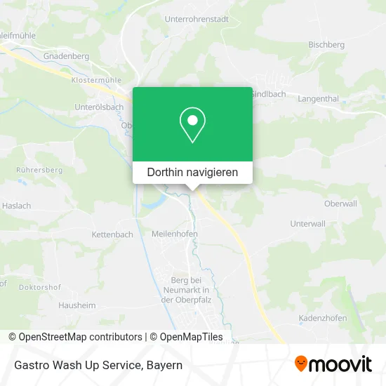 Gastro Wash Up Service Karte