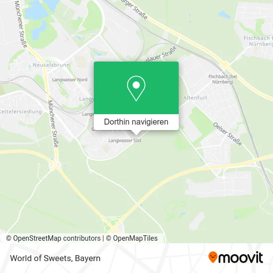 World of Sweets Karte