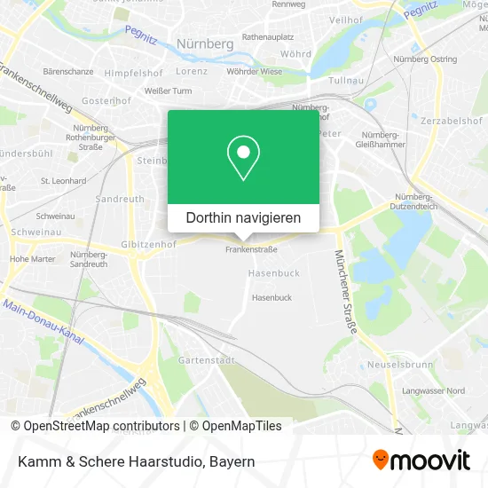 Kamm & Schere Haarstudio Karte