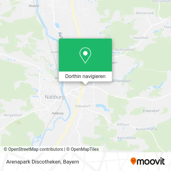 Arenapark Discotheken Karte