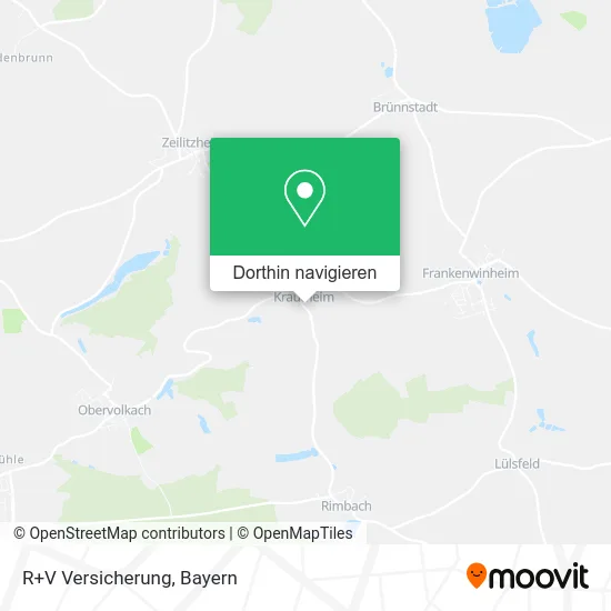 R+V Versicherung Karte