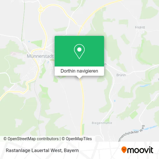 Rastanlage Lauertal West Karte
