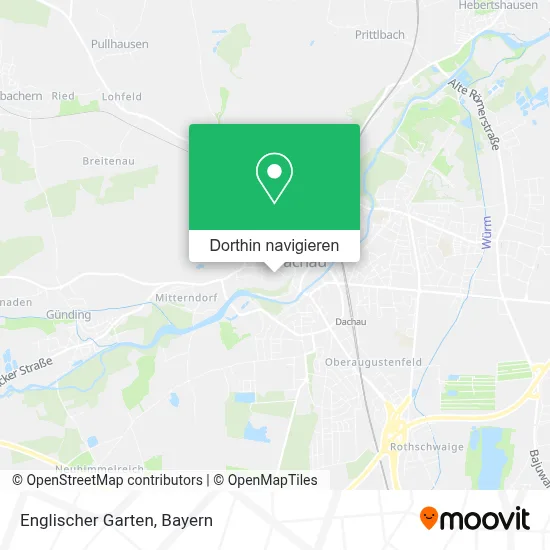 Englischer Garten Karte