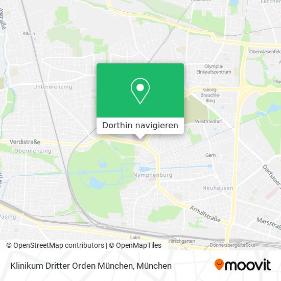 Klinikum Dritter Orden München Karte
