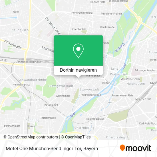 Motel One München-Sendlinger Tor Karte