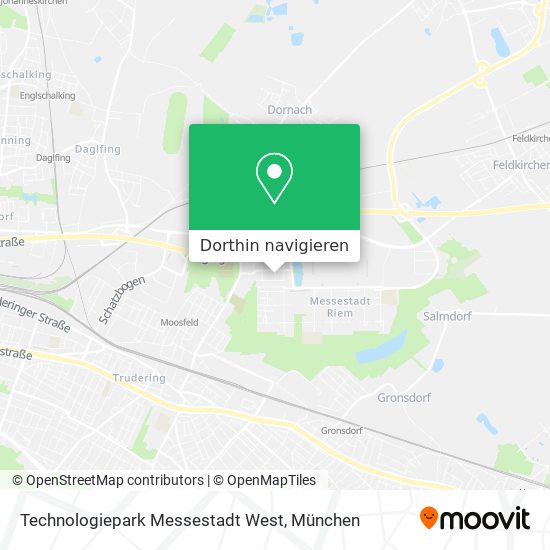 Technologiepark Messestadt West Karte