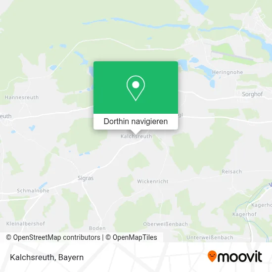 Kalchsreuth Karte