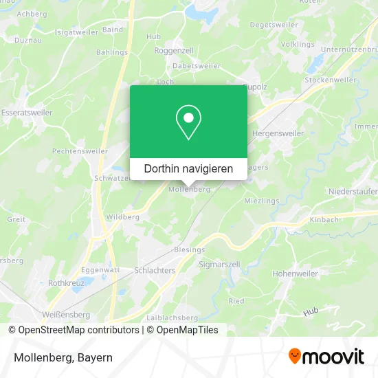Mollenberg Karte