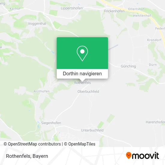 Rothenfels Karte