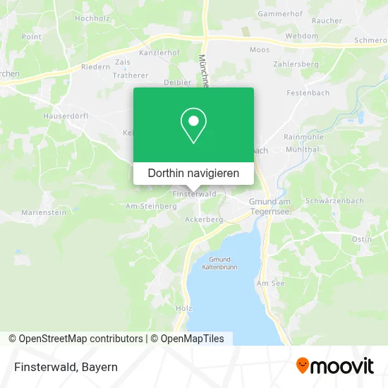 Finsterwald Karte