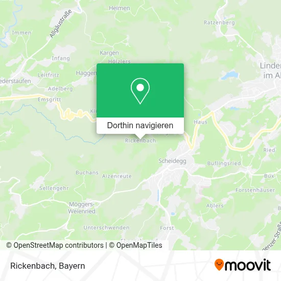 Rickenbach Karte