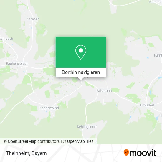 Theinheim Karte