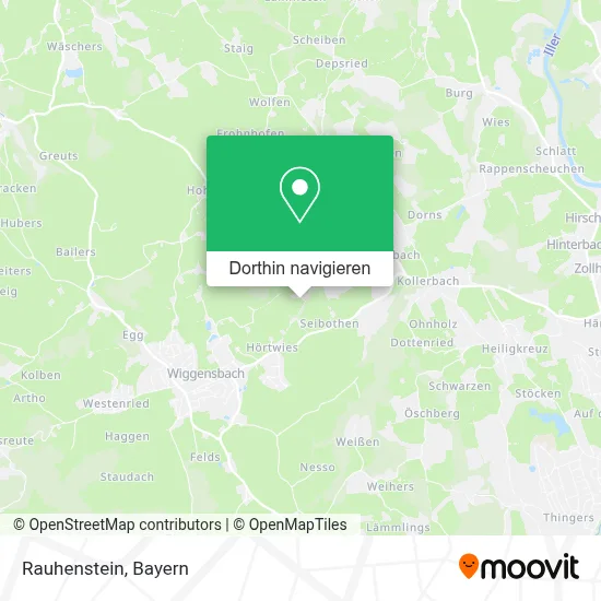 Rauhenstein Karte