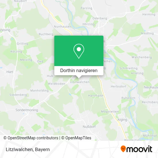 Litzlwalchen Karte