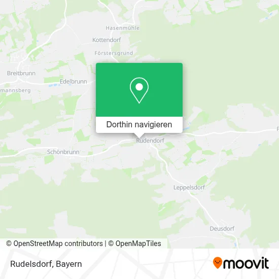 Rudelsdorf Karte