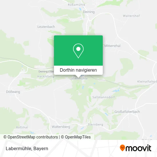 Labermühle Karte