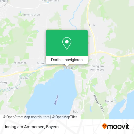 Inning am Ammersee Karte