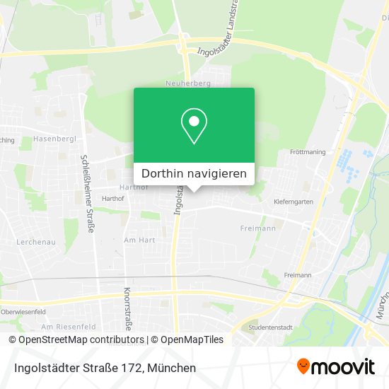 Ingolstädter Straße 172 Karte