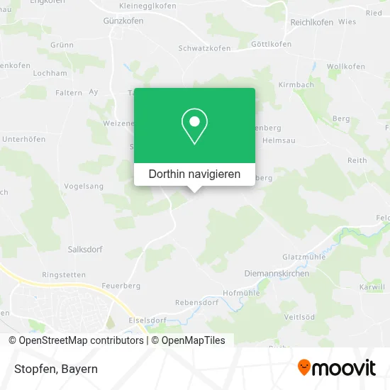 Stopfen Karte