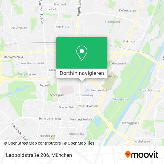 Leopoldstraße 206 Karte