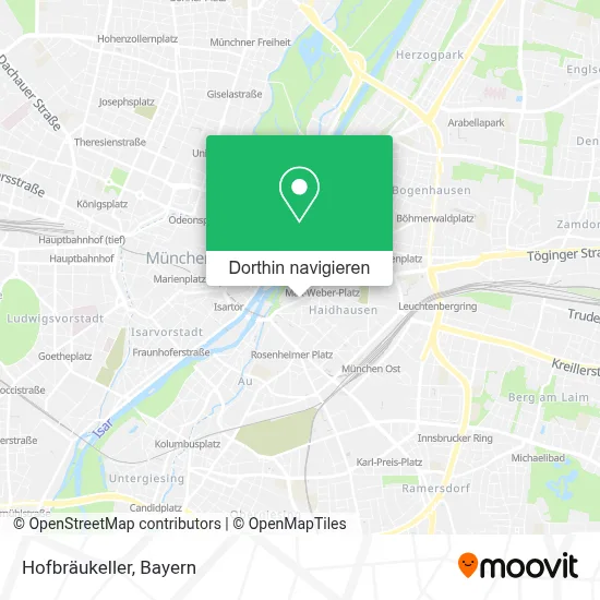 Hofbräukeller Karte