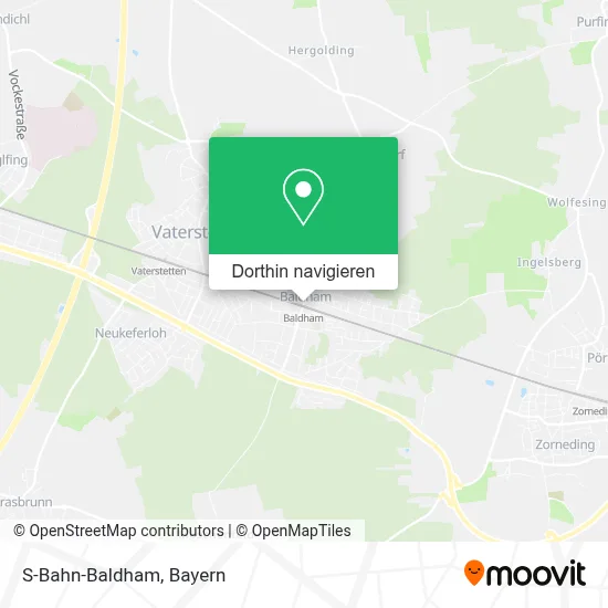 S-Bahn-Baldham Karte