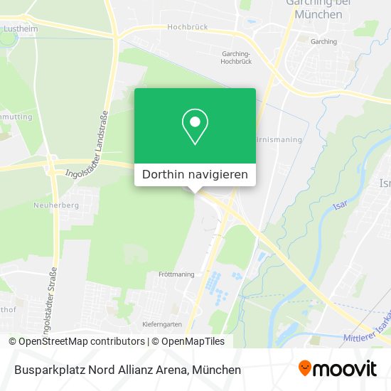 Busparkplatz Nord Allianz Arena Karte