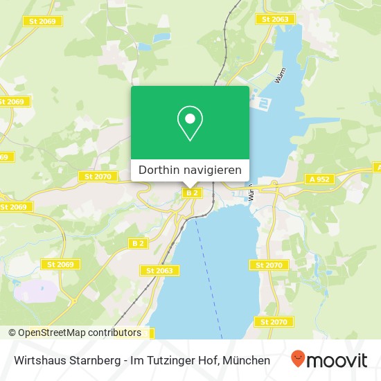 Wirtshaus Starnberg - Im Tutzinger Hof Karte