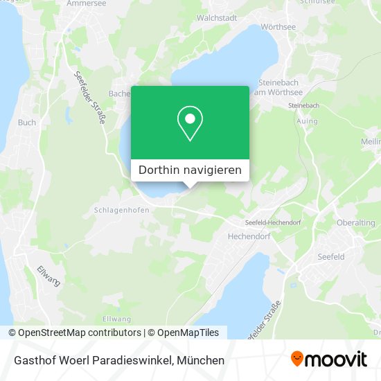 Gasthof Woerl Paradieswinkel Karte